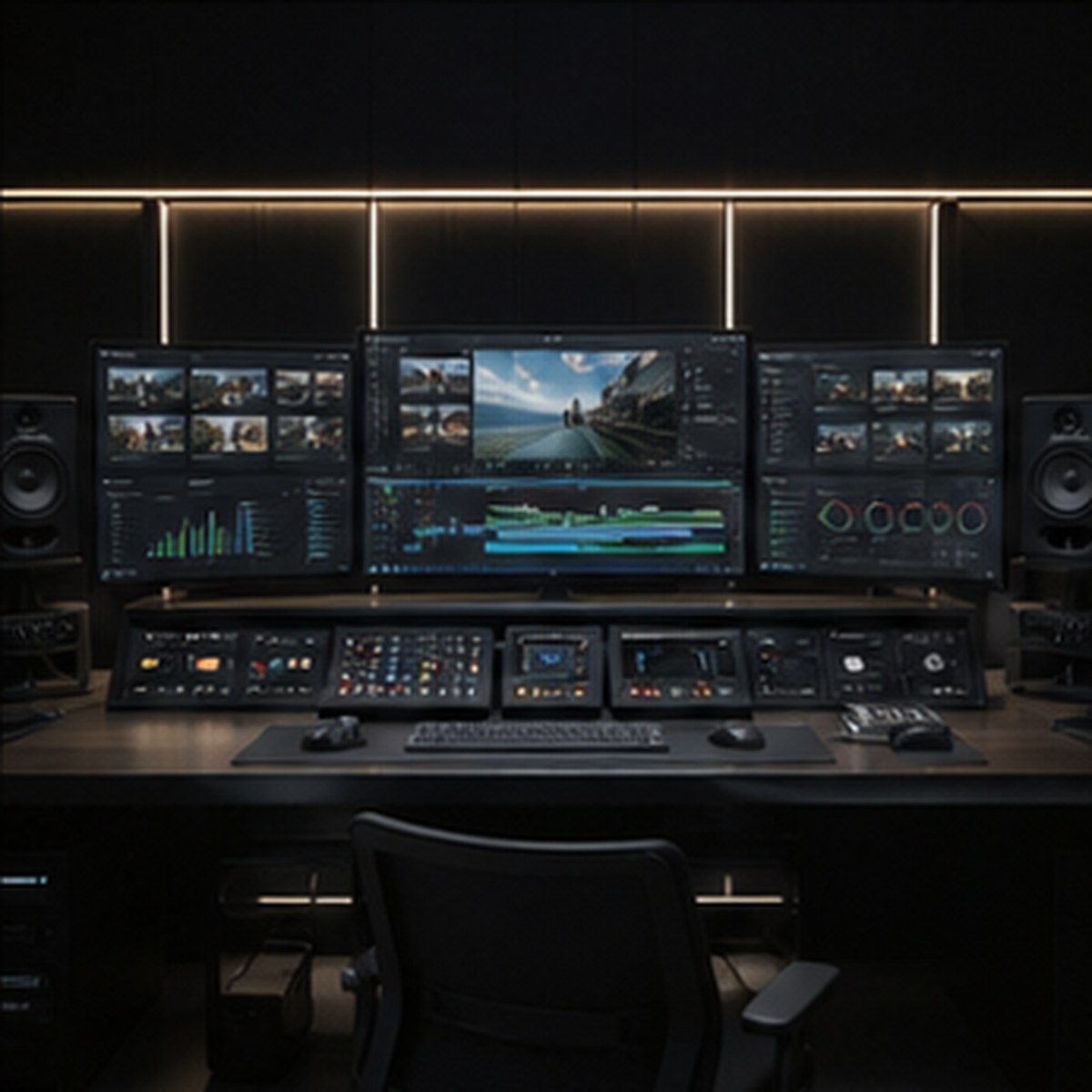 Broadcast operations team coordinating media and transmission status
