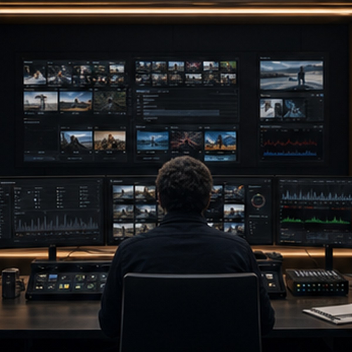 Broadcast QC suite reviewing compliance and media readiness
